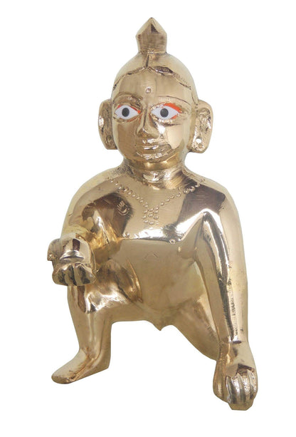 Brass Laddu Gopal God Idol Statue