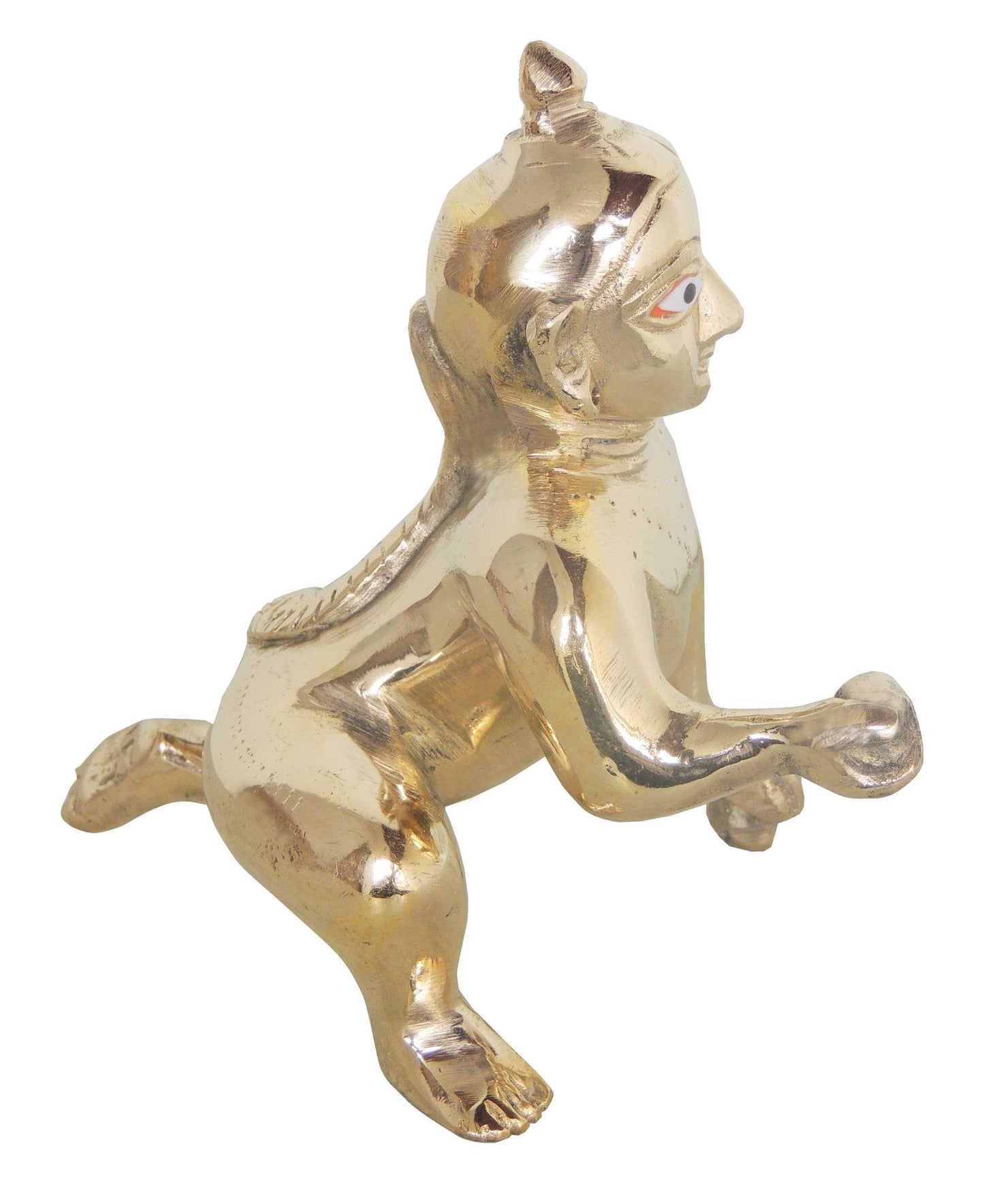 Brass Laddu Gopal God Idol Statue