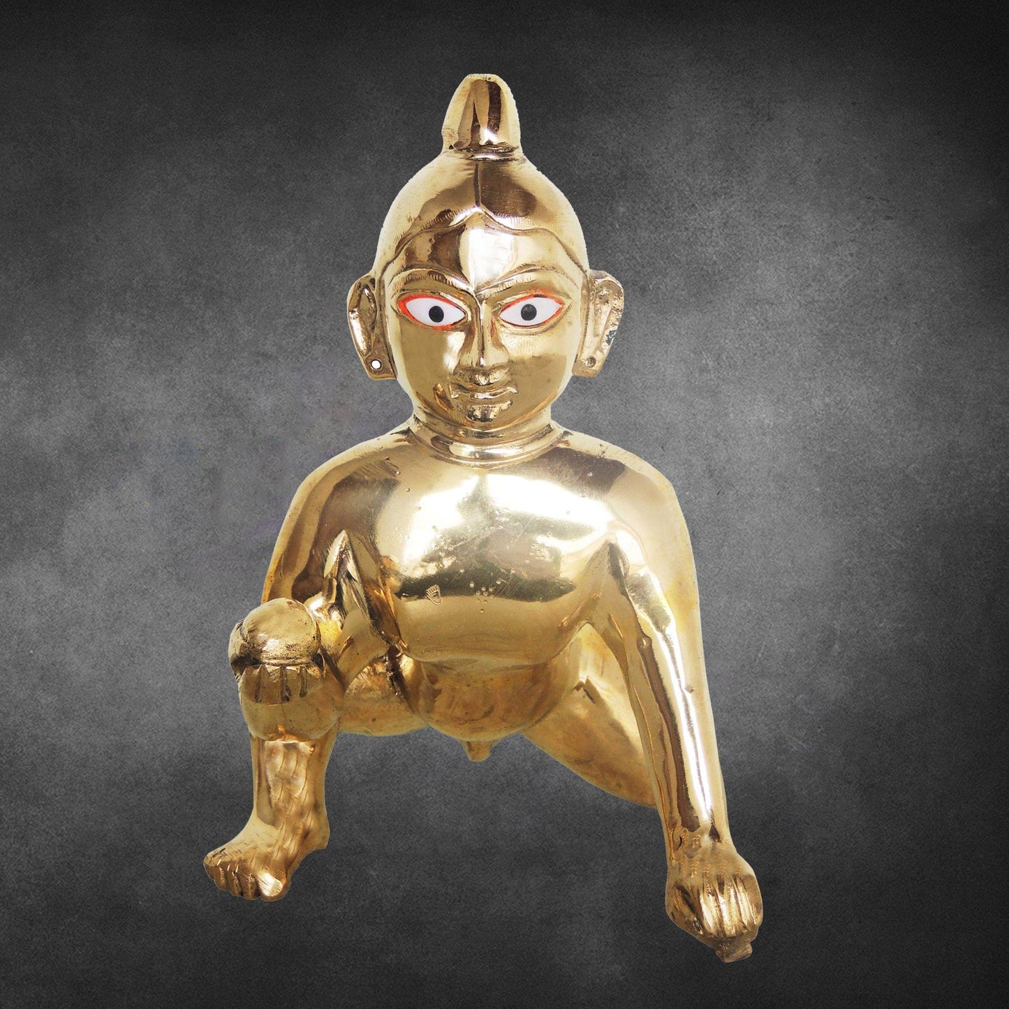 Brass Laddu Gopal God Idol Statue