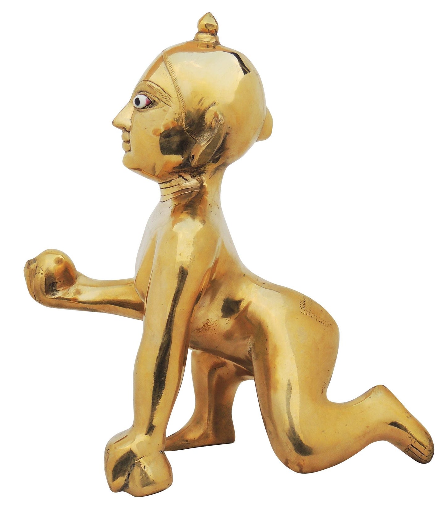 Brass Laddu Gopal Statue