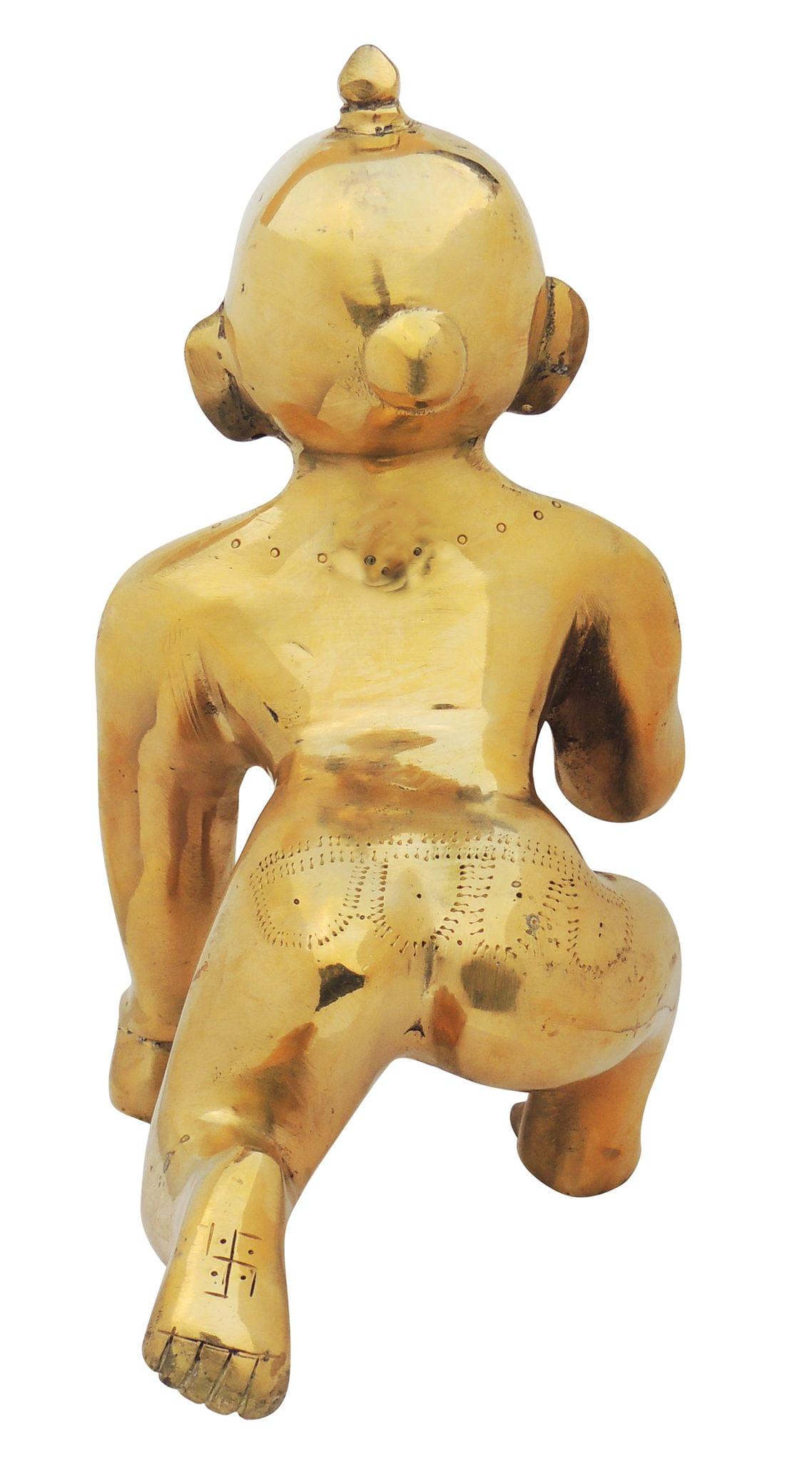 Brass Laddu Gopal Statue