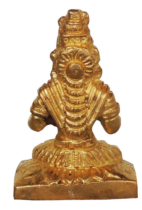 Brass Parvati Ji Idol Statue