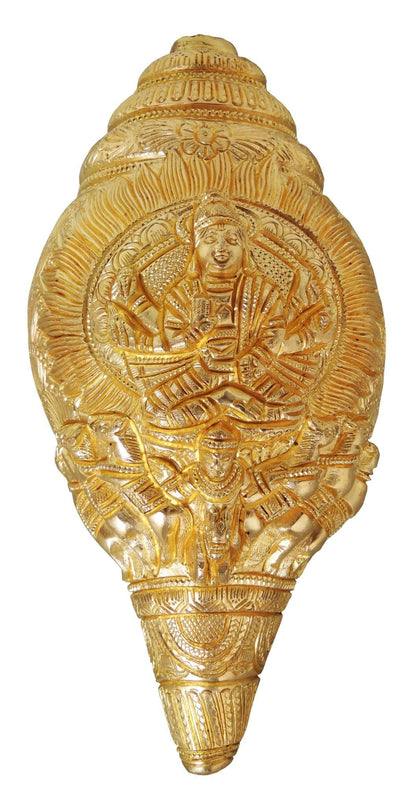 Brass Shankh Statue