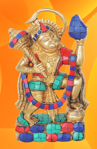 Brass Hanuman Ji Statue