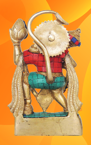 Brass Hanuman Ji Statue