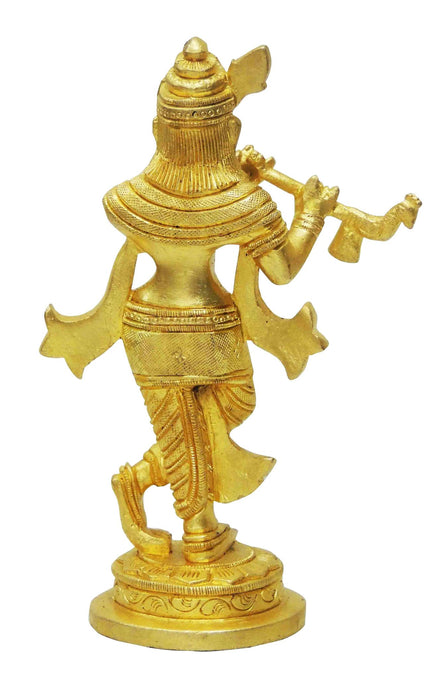 Brass Krishna Super Fine Finish Idol