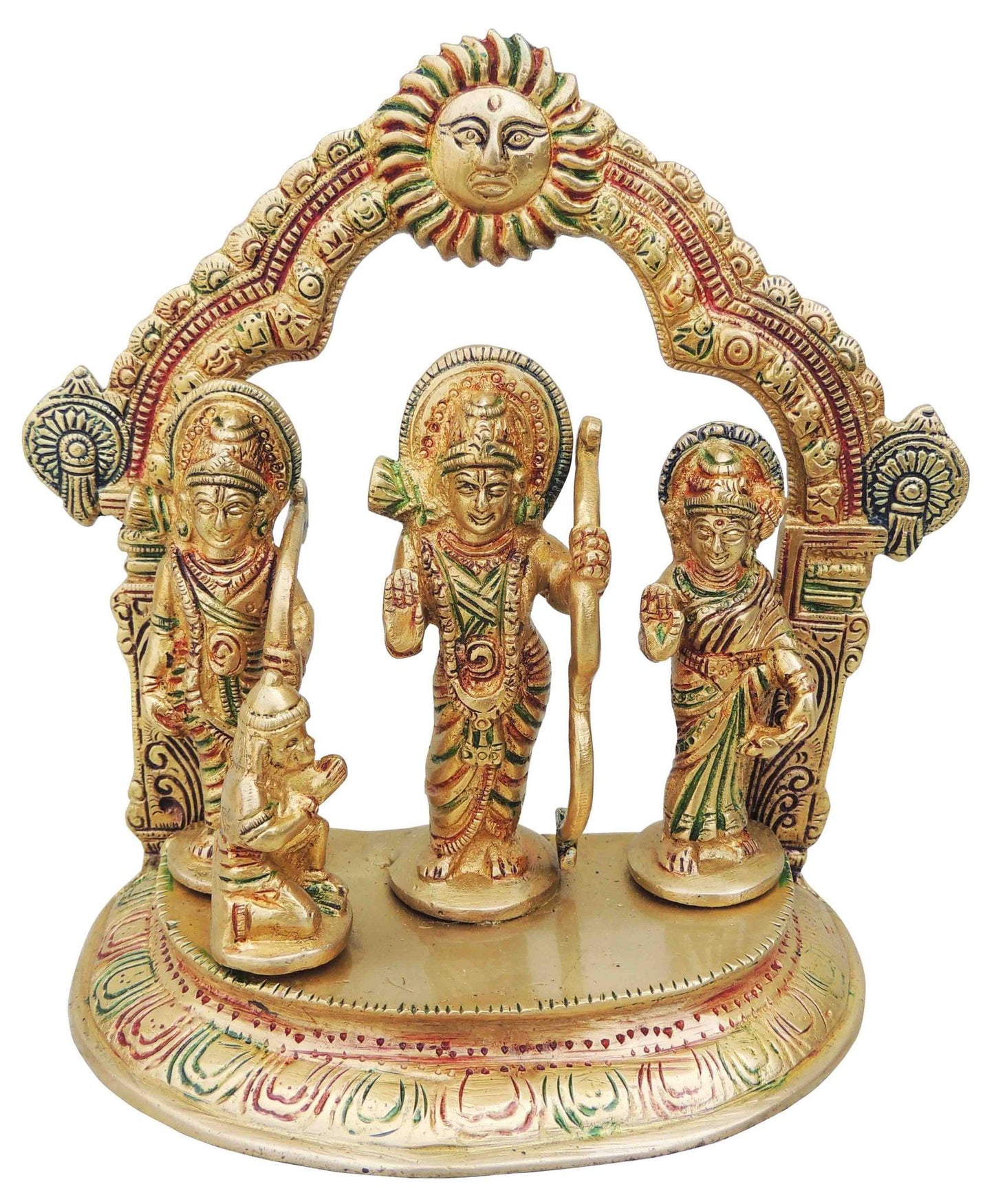 Brass Ram Dharbar Statue