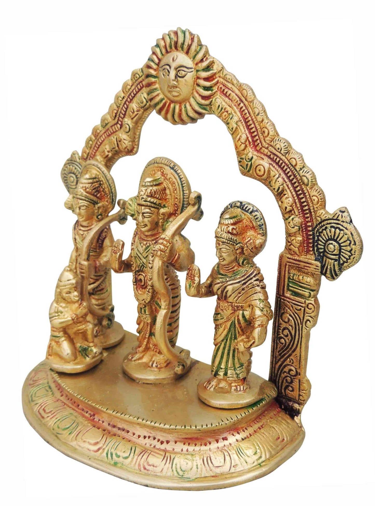 Brass Ram Dharbar Statue