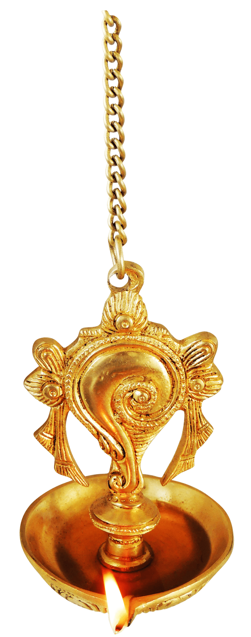 Brass Wall Hanging Shank Deepak