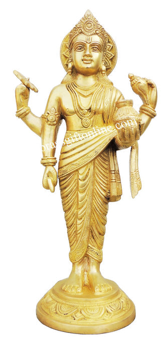 Brass Dhanvantri Idol