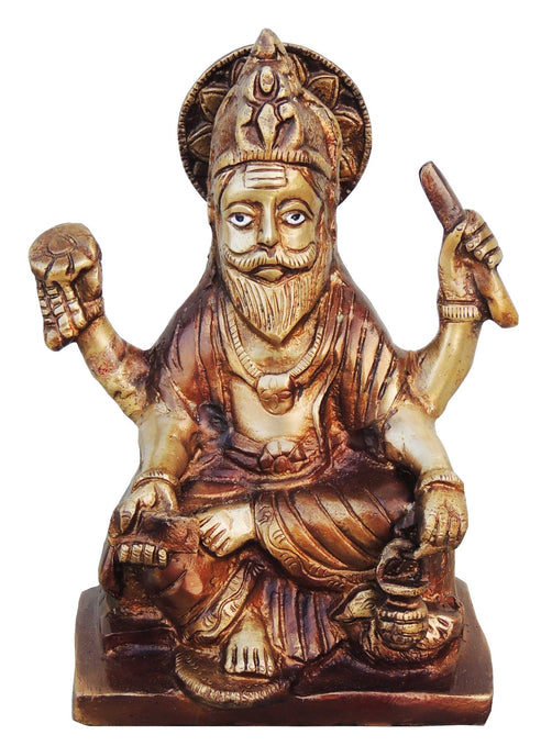 Brass Vishwakarma Statue