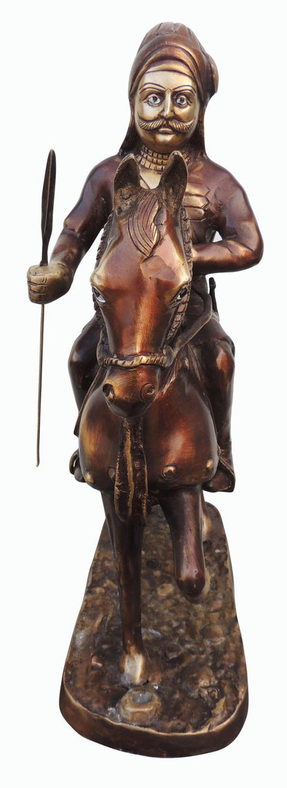 Brass Maharana Pratap Statue