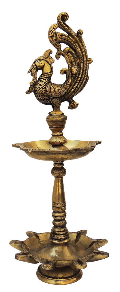 Brass Table Oil Lamp Deepak