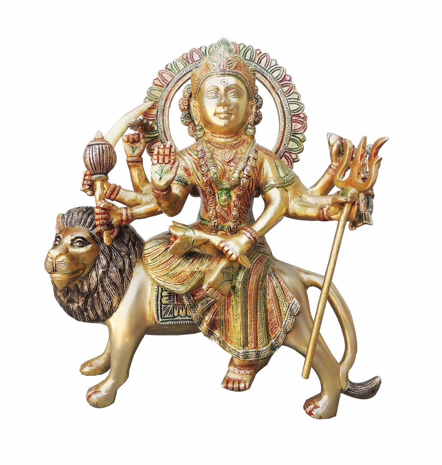 Brass Durga Ji Goddess Idol Statue