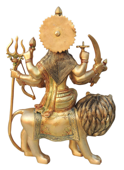 Brass Goddess Durga Superfine Idol