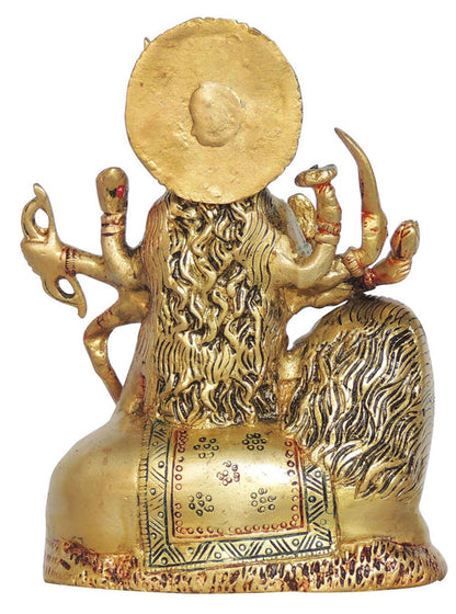 Brass Goddess Durga Superfine Idol