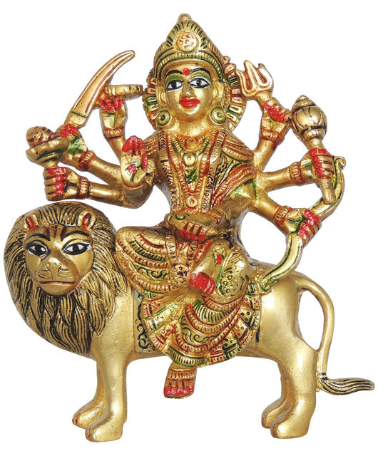 Brass Goddess Durga Superfine Idol