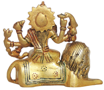 Brass Goddess Durga Superfine Idol