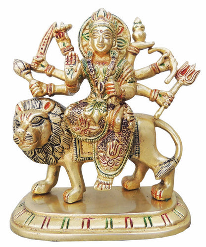 Brass Goddess Durga Superfine Idol