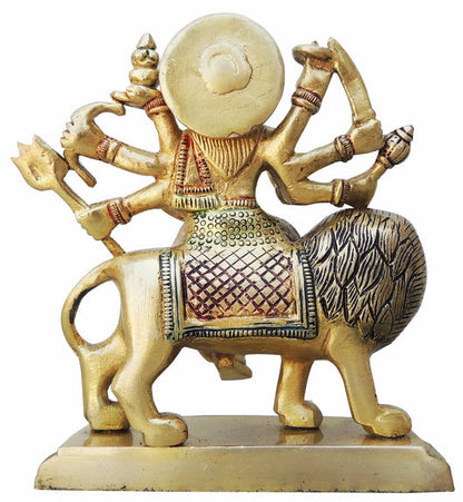 Brass Goddess Durga Superfine Idol