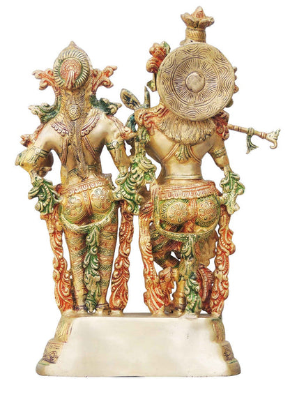 Brass Radha Krishan Same Base Idol