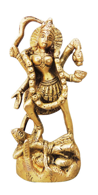 Brass Kali Maa God Idol Statue