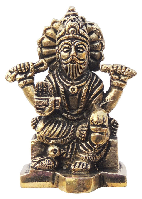 Brass Vishwakarma Ji Idol Statue