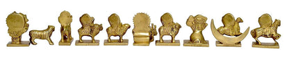 Brass 9 Planets Navagraha Statue