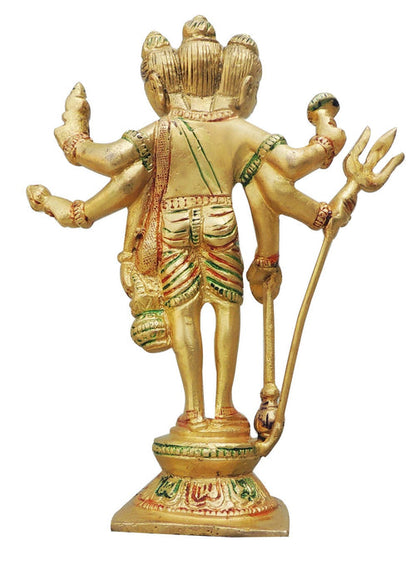 Brass Dattatreya Ji Statue