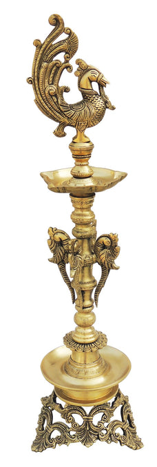 Brass Table Oil Lamp Deepak