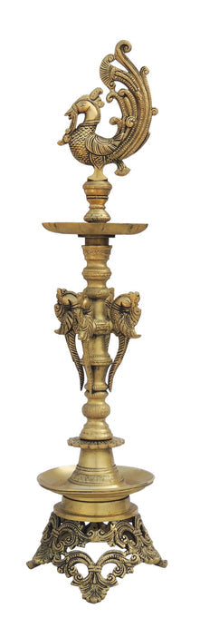 Brass Table Oil Lamp Deepak