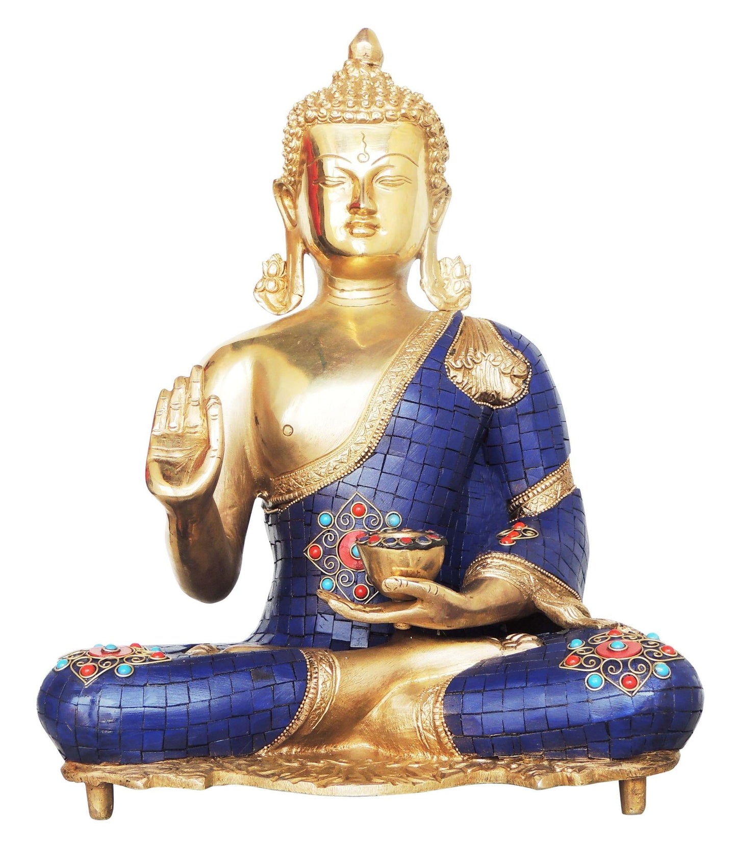 Brass Buddha With Lota