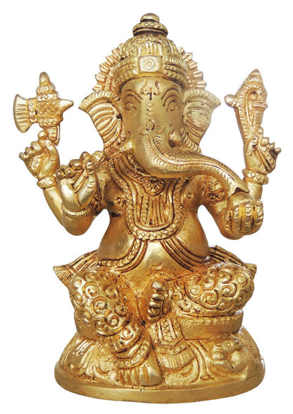 Brass Ganesh Ji Statue