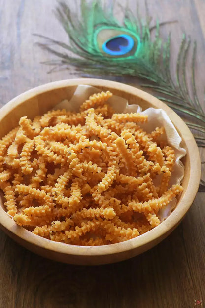 Telangana snacks Butter Ragi Murukulu