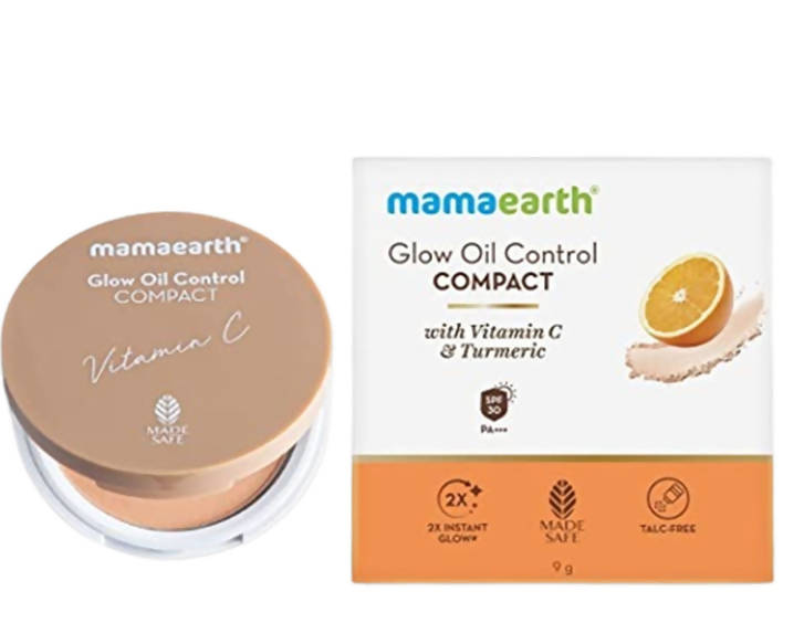Mamaearth Glow Oil Control Compact With SPF 30 |Ivory Glow