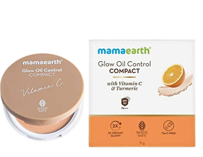 Mamaearth Glow Oil Control Compact With SPF 30 |Ivory Glow