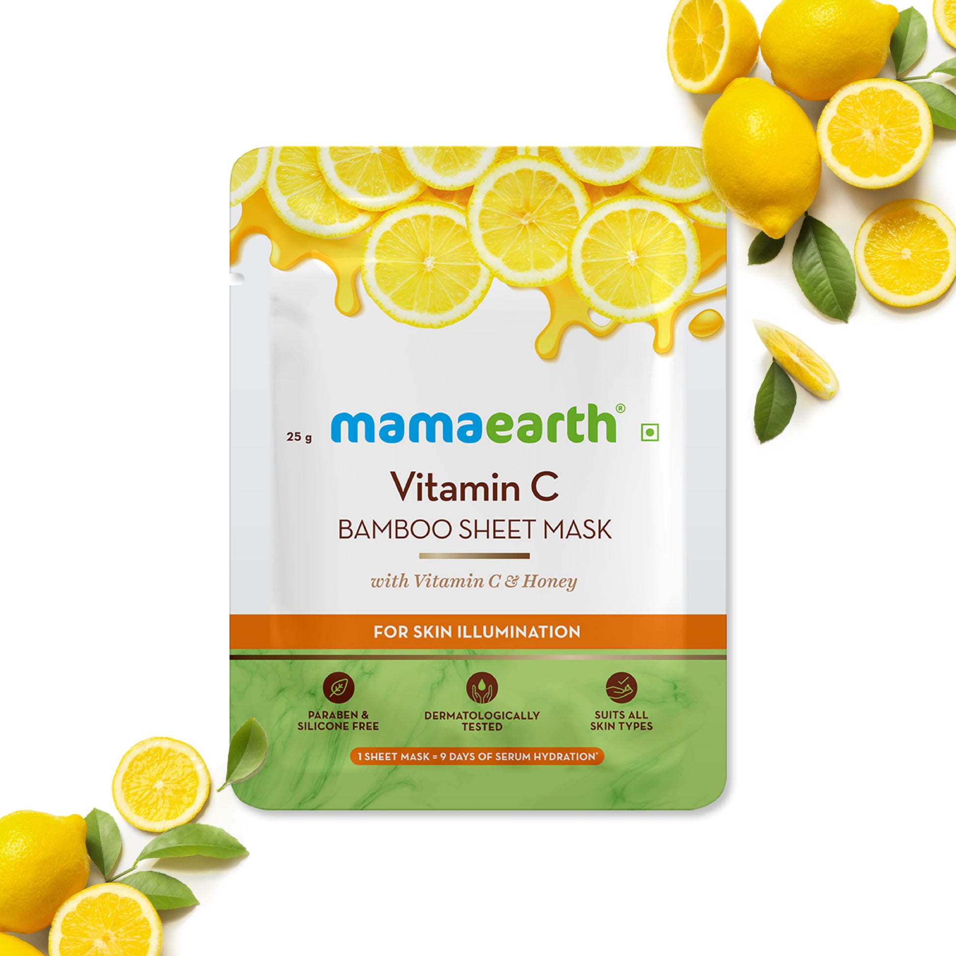 Mamaearth-Vitamin-C-Bamboo-Sheet-Mask-with-Vitamin-C-&-Honey-for-Skin-Illumination