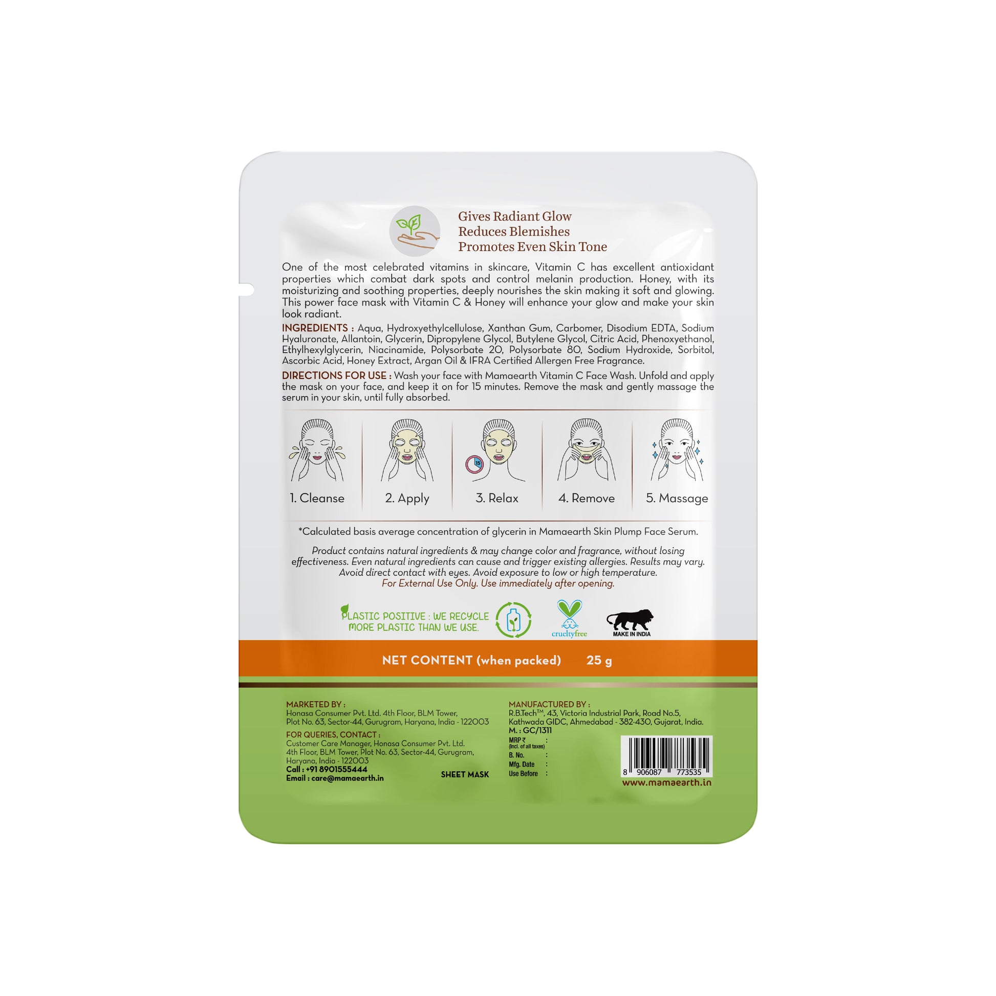 Mamaearth-Vitamin-C-Bamboo-Sheet-Mask-with-Vitamin-C-&-Honey-for-Skin-Illumination