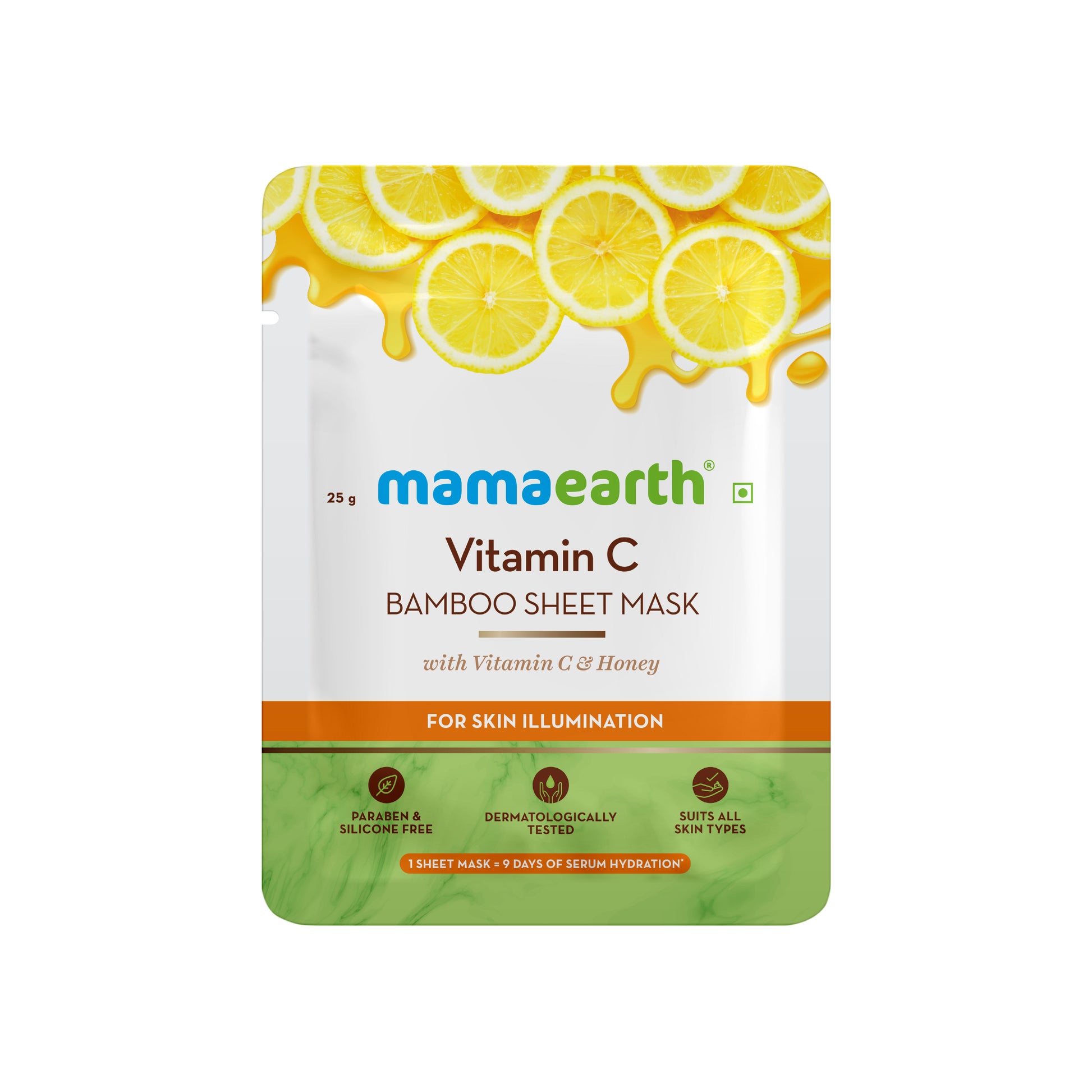 Mamaearth-Vitamin-C-Bamboo-Sheet-Mask-with-Vitamin-C-&-Honey-for-Skin-Illumination