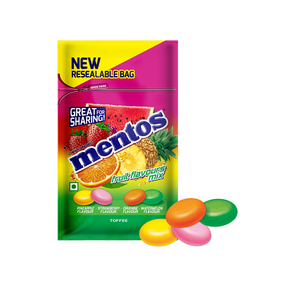 Mentos Rainbow Chewy Assorted Toffee
