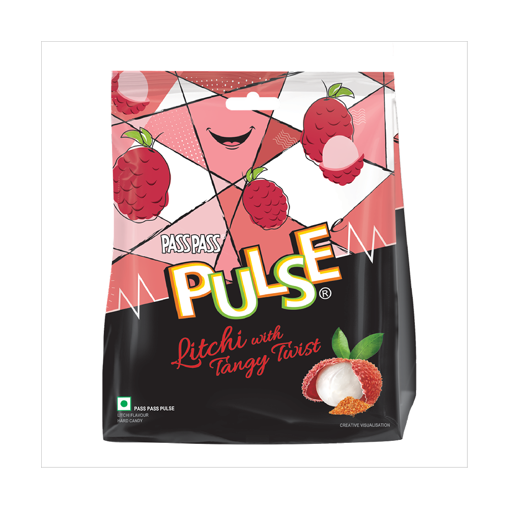 Pulse Litchi with Tangy Twist Candy