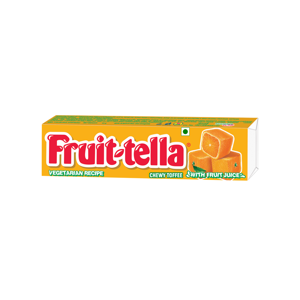 Fruittella Orange Flavour Chewy Toffee