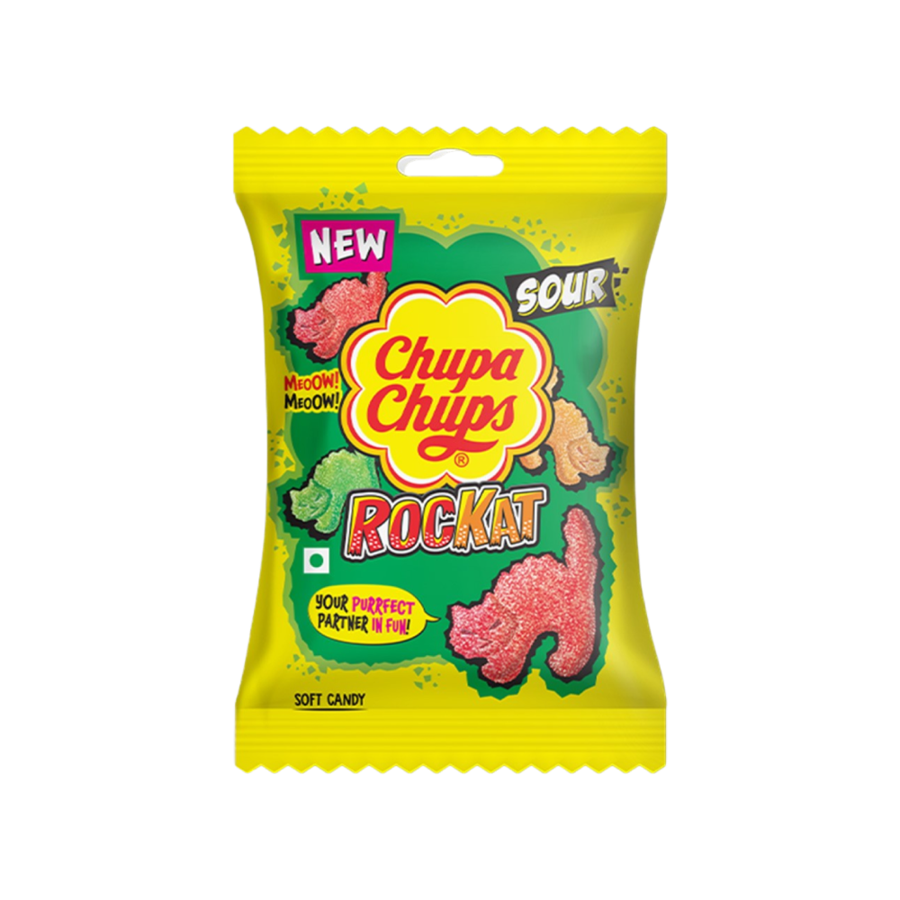 Chupa Chups Rockat Assorted Soft Sour Candy