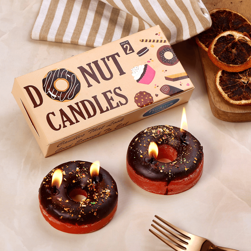 Parkash Candles Donut Shaped Designer Candle (Unscented)
