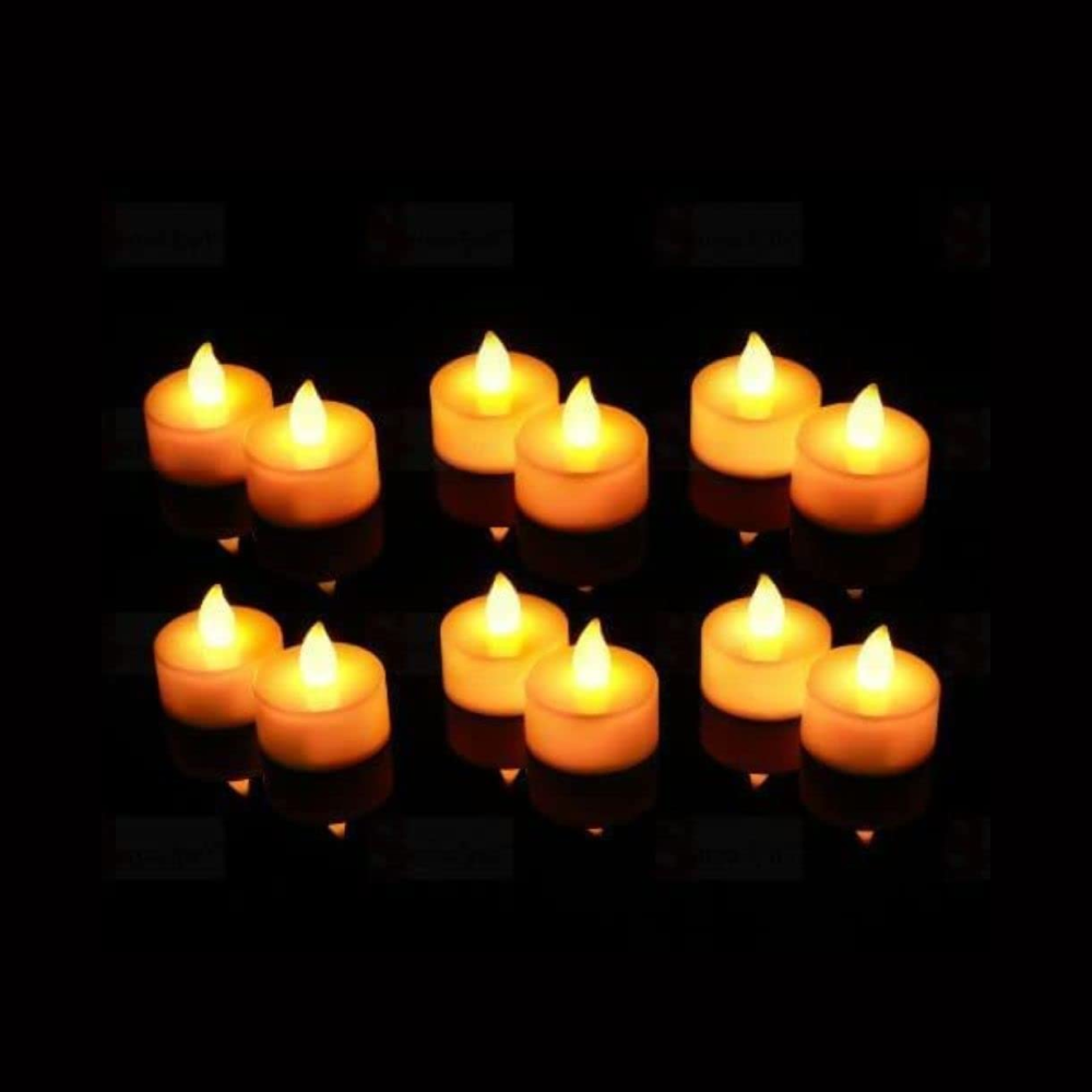 Flameless & Smokeless LED Candle Set by Satyam Kraft
