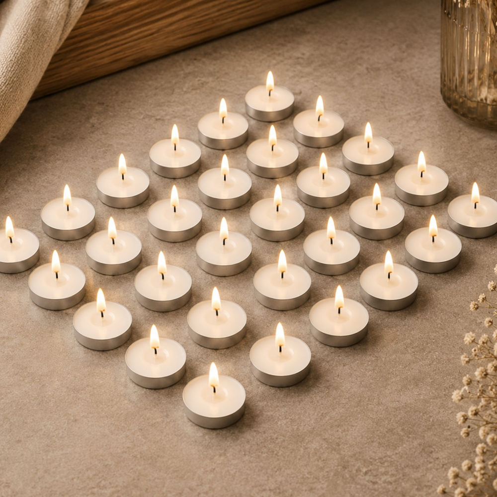 Auradecor Smokeless Tea Light Candles