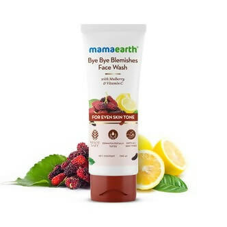 Mamaearth Bye Bye Blemishes Face Wash With Mulberry and Vitamin C For Even Skin Tone