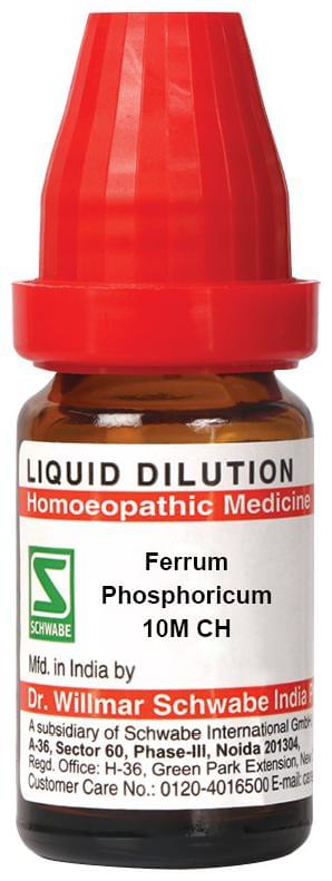 Dr Willmar Schwabe India Ferrum Phosphoricum Dilution 10M CH