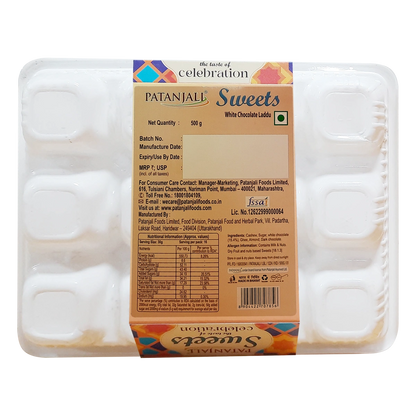 patanjali White chocolate laddu