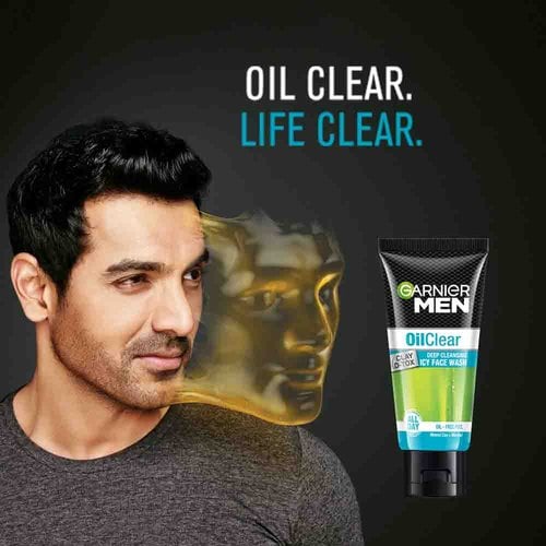 Garnier Men Oil Clear Clay D Tox Facewash